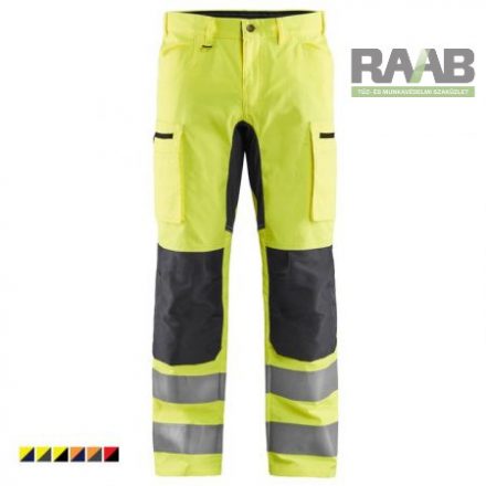 High Vis nadrág sztreccs betéttel