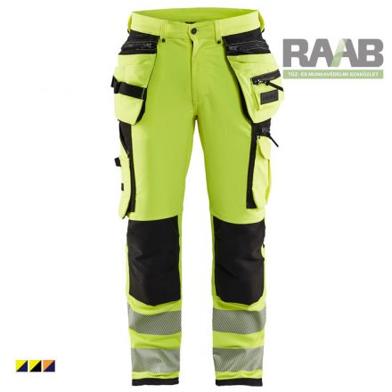 Sztreccs munkásnadrág High Vis