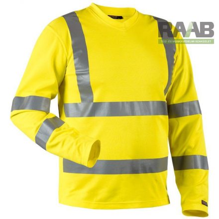 High-Vis, UV sugárzás ellen védő, hosszú ujjú poló 3381-1070