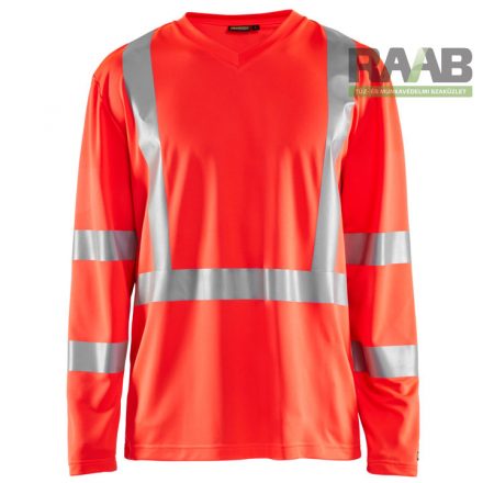 High-Vis, UV sugárzás ellen védő, hosszú ujjú poló 3383-1011