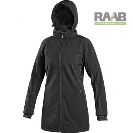 Orleans női softshell kabát, fekete színben XS-2XL-ig