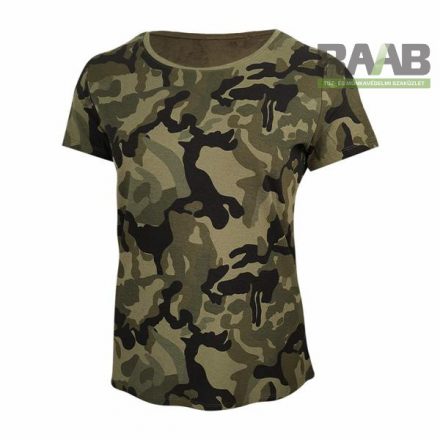 Forest terepmintás - camo női póló S-2XL-ig