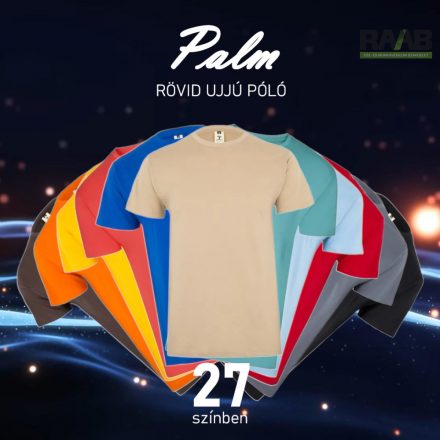 PALM RÖVID UJJÚ KÖRNYAKAS PÓLÓ 3XL