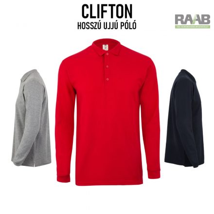 CLIFTON HOSSZÚ UJJÚ POLO 4XL-5XL