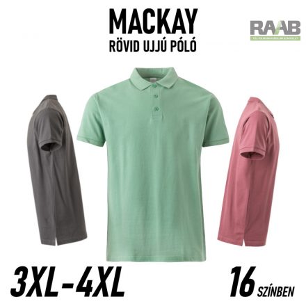 MACKAY RÖVID UJJÚ PÓLÓ 4XL-5XL