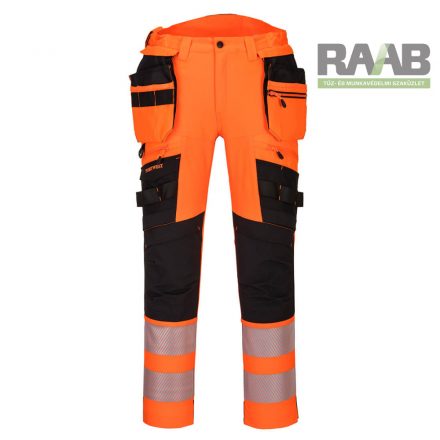 DX4 Hi-Vis nadrág lezippzározható lengőzsebbel