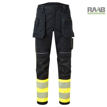 PW3 FR Hi Vis Class 1 lengőzsebes lángálló nadrág