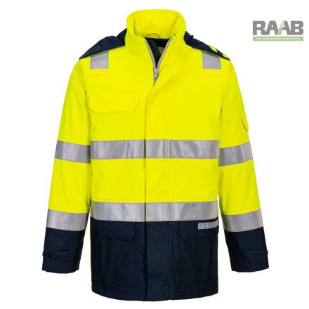 Bizflame Rain+ Hi-Vis Light Arc lángálló kabát