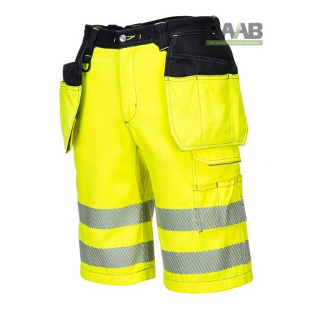 Hi-Vis rövidnadrág lengő szebekkel