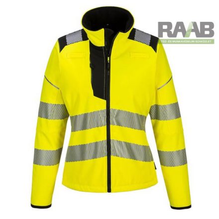 Női Hi-Vis softshell kabát