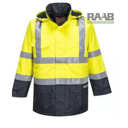 Hi-Vis Multi protection antisztatikus és lángálló kabát