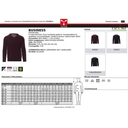 Business  Férfi Pulóver 4-5XL-ig