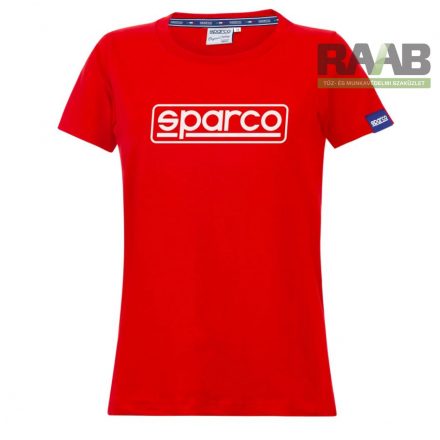 T-SHIRT LADY "FRAME" Sparco környakas póló