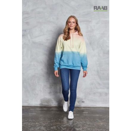 Tie-Dye unisex pulóver Pastel Sunset Dip színekben