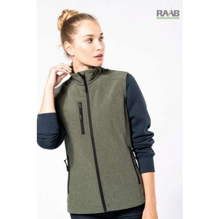 Egyszerű szabású női softshell mellény S-4XL-ig